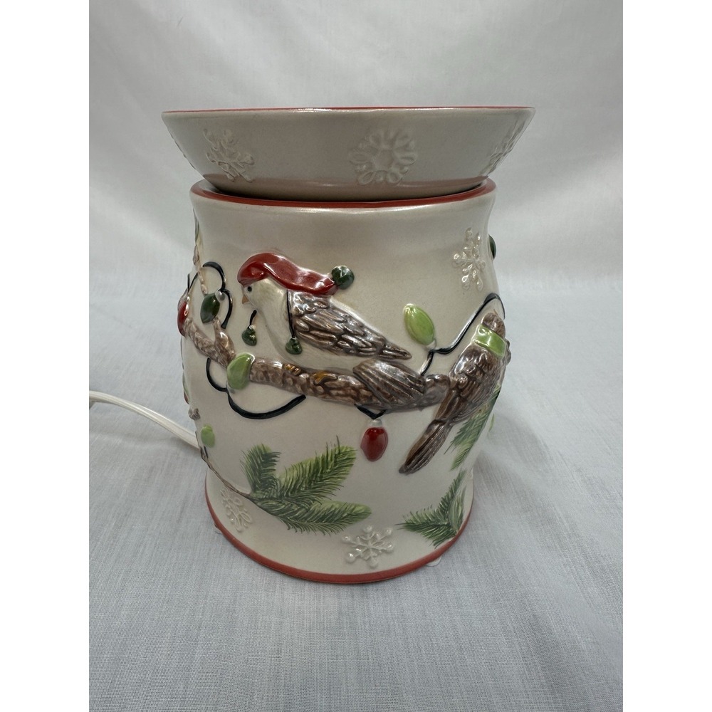 Yankee Candle CHRISTMAS‎ LIGHTS & WINTER BIRDS Tart WAX MELT WARMER Electric